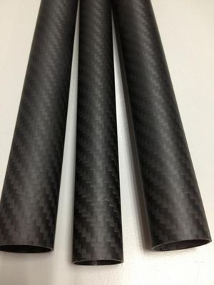 Piccolo OD Rotondo Tubo in Fibra di Carbonio Composito 9mm 10mm 11mm 12mm 14mm 15mm 16mm