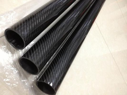 Grandi tubi di fibra di carbonio OD rotondi personalizzati 50 mm 40 mm 3,5 &quot;