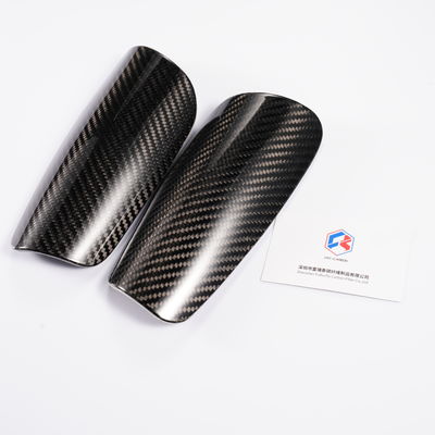 Fibra di carbonio Mini Shin Pad Sport Calcio Calcio Pad Shin Guard