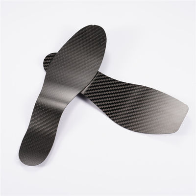 Sottopiede in fibra di carbonio Scarpa rigida inserto di taglio Sottopiede centrale per scarpe da sport