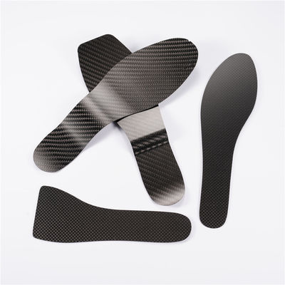Sottopiede in fibra di carbonio Scarpa rigida inserto di taglio Sottopiede centrale per scarpe da sport