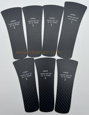 Calzature in fibra di carbonio da calcio personalizzate 3k Twill Matte Carbon Fiber Plate 1.0mm 0.8mm