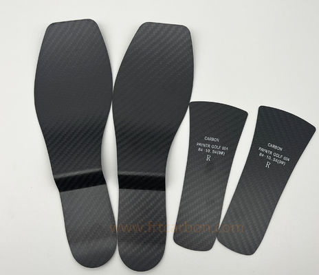 Calzature in fibra di carbonio da calcio personalizzate 3k Twill Matte Carbon Fiber Plate 1.0mm 0.8mm