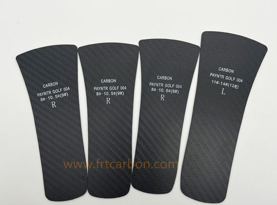 Calzature in fibra di carbonio da calcio personalizzate 3k Twill Matte Carbon Fiber Plate 1.0mm 0.8mm