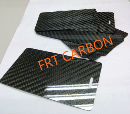 Carta di fibra di carbonio di taglio CNC personalizzata 0,25 mm 0,5 mm 1 mm 56 mm 78 mm Per biglietto da visita biglietto da visita bagagli