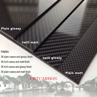 Piastra in fibra di carbonio 100% vera 1mm 2mm 3mm 4mm piastra in fibra di carbonio fabbricata su misura