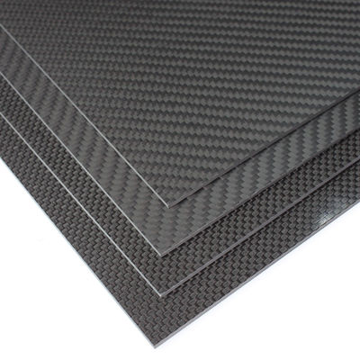 Lastre in fibra di carbonio da 4 mm per auto da corsa rc 0,5 mm lamiera cfrp 200x300 mm