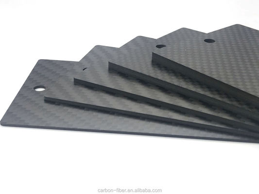 Fabbrica più venduti 3mm 3k lamiera di fibra di carbonio in tessuto di fibra di carbonio 200 * 300mm