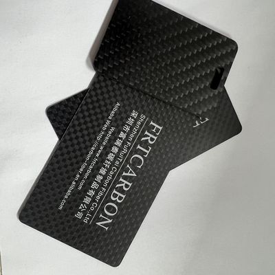 Servizio di lavorazione in fibra di carbonio Cartolina di visita Stampa quadri di taglio CNC Parte per auto RC Shin Card