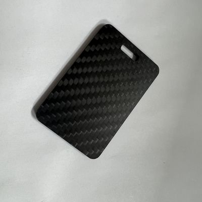 Servizio di lavorazione in fibra di carbonio Cartolina di visita Stampa quadri di taglio CNC Parte per auto RC Shin Card