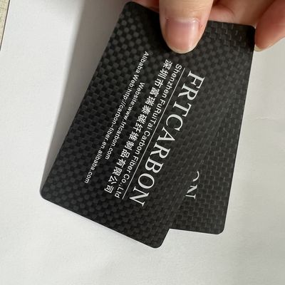 Servizio di lavorazione in fibra di carbonio Cartolina di visita Stampa quadri di taglio CNC Parte per auto RC Shin Card