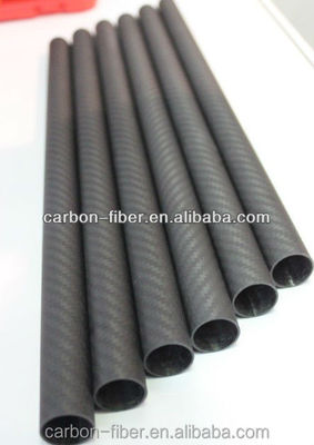 Produttori di tubi in fibra di carbonio 1000 mm 2000 mm palo CFRP palo in fibra di carbonio ad alta resistenza