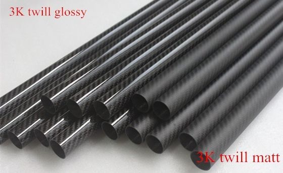2m 20mm 3k tubo in fibra di carbonio fibra di carbonio bicicletta telaio tubo di carbonio Weipi barca padella maniglia palo