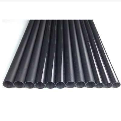 2 pollici 1,25 &quot; 2,5 tubo di fibra di carbonio fibra di carbonio palo di carbonio palo di fibra di carbonio palo di volta 12x10x1000mm
