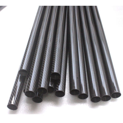 2 pollici 1,25 &quot; 2,5 tubo di fibra di carbonio fibra di carbonio palo di carbonio palo di fibra di carbonio palo di volta 12x10x1000mm