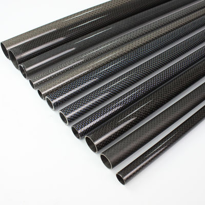 &quot;2&quot; &quot;2&quot; 2mm tubo di fibra di carbonio poli di fibra di carbonio poli di volta di grande diametro 18x16x1000mm