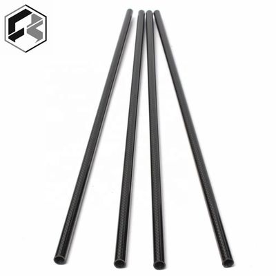 3 4&quot; 3 8&quot; 3k tubo in fibra di carbonio 10mm 12mm 15mm 18mm 22mm 30mm 40mm 50mm