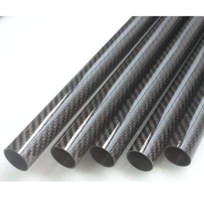 4 5 6 Tubo in fibra di carbonio di grandi dimensioni Produttore di canne in fibra di carbonio ad alta resistenza
