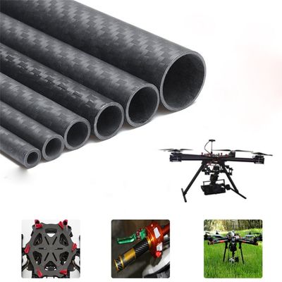 4 5 6 Tubo in fibra di carbonio di grandi dimensioni Produttore di canne in fibra di carbonio ad alta resistenza