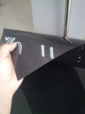 Flessibile 3K 1K 1.5K Carbon Fiber Veneer Sheet 0.25mm 0.3mm