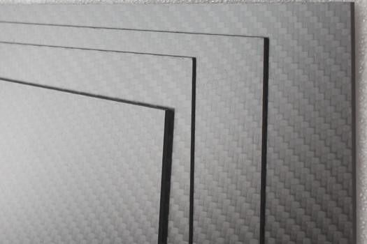 Pressa a caldo 1mm 1.5mm 2mm 3mm 4mm 3K Twill Glossy Carbon Fiber Board