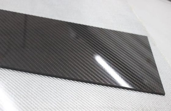 Pressa a caldo 1mm 1.5mm 2mm 3mm 4mm 3K Twill Glossy Carbon Fiber Board
