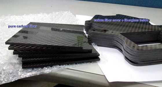 6mm 8mm 10mm 12mm 3K Twill Matte Fake Carbon Fiber Plate