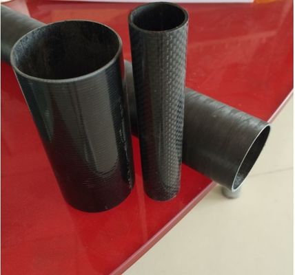 1.5&quot; 1 2&quot; ID/OD Personalizzare tubo in fibra di carbonio ad alta temperatura 1000 mm 500 mm 330 mm di lunghezza